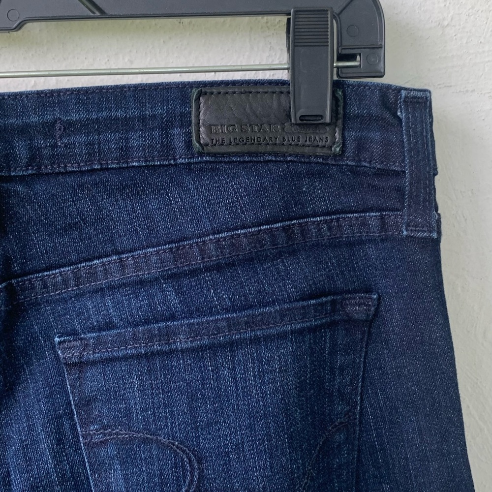 Big Star Jeans Mid Dark Wash Sarah Slim Bootcut Blue 29 P - Picture 5 of 7
